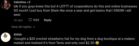 boutique sells shein clothing after cutting tags off - tiktok