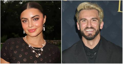 Rachael Kirkconnell and Zane Hijazi at separate events.