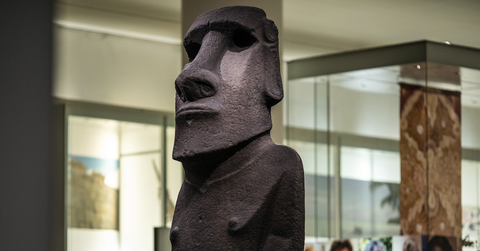 Moai statue