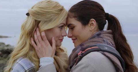 Katherine McNamara and Arienne Mandi in 'Love, Classified'