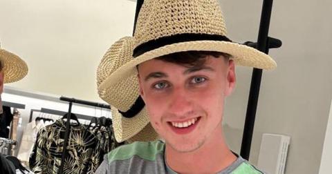 Jay Slater in vacation hat