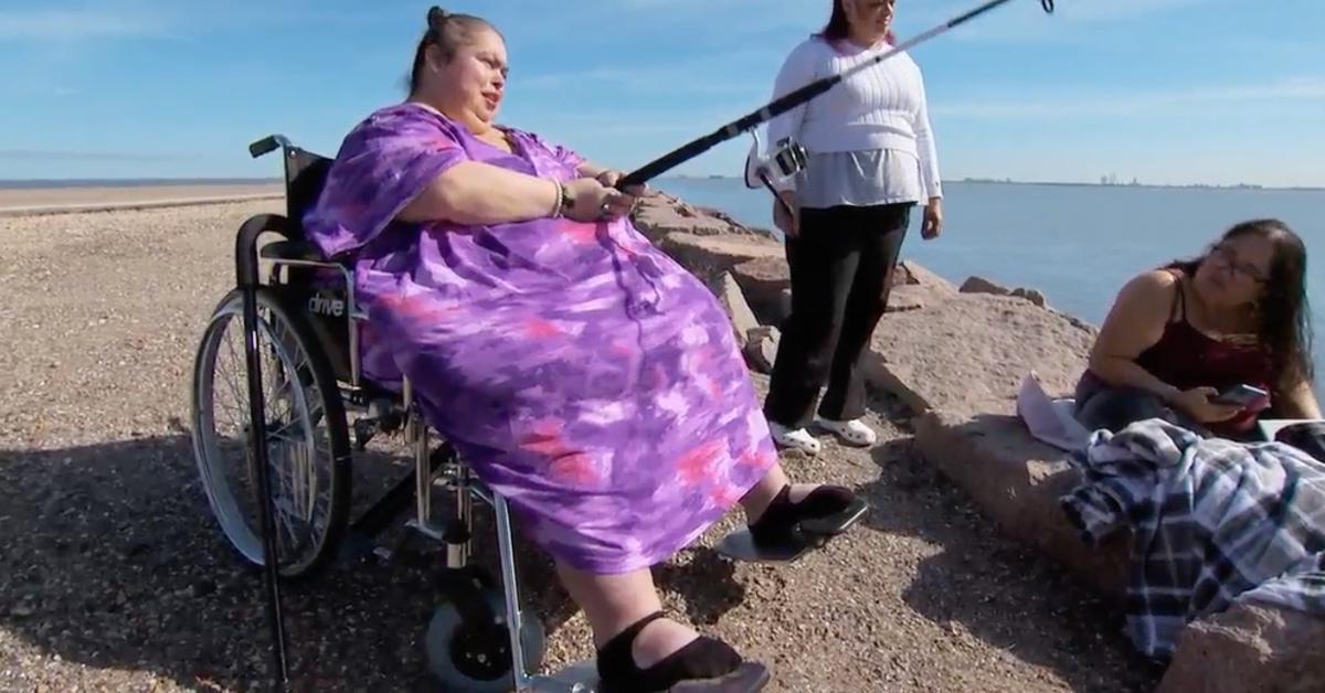 Cindy Vela from 'My 600-lb Life' fishing with friends.