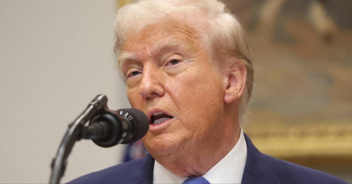 Donald Trump at the White House