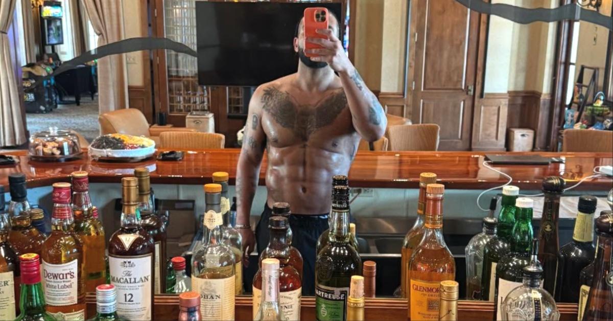 Drake poses for a selfie on Instagram. 