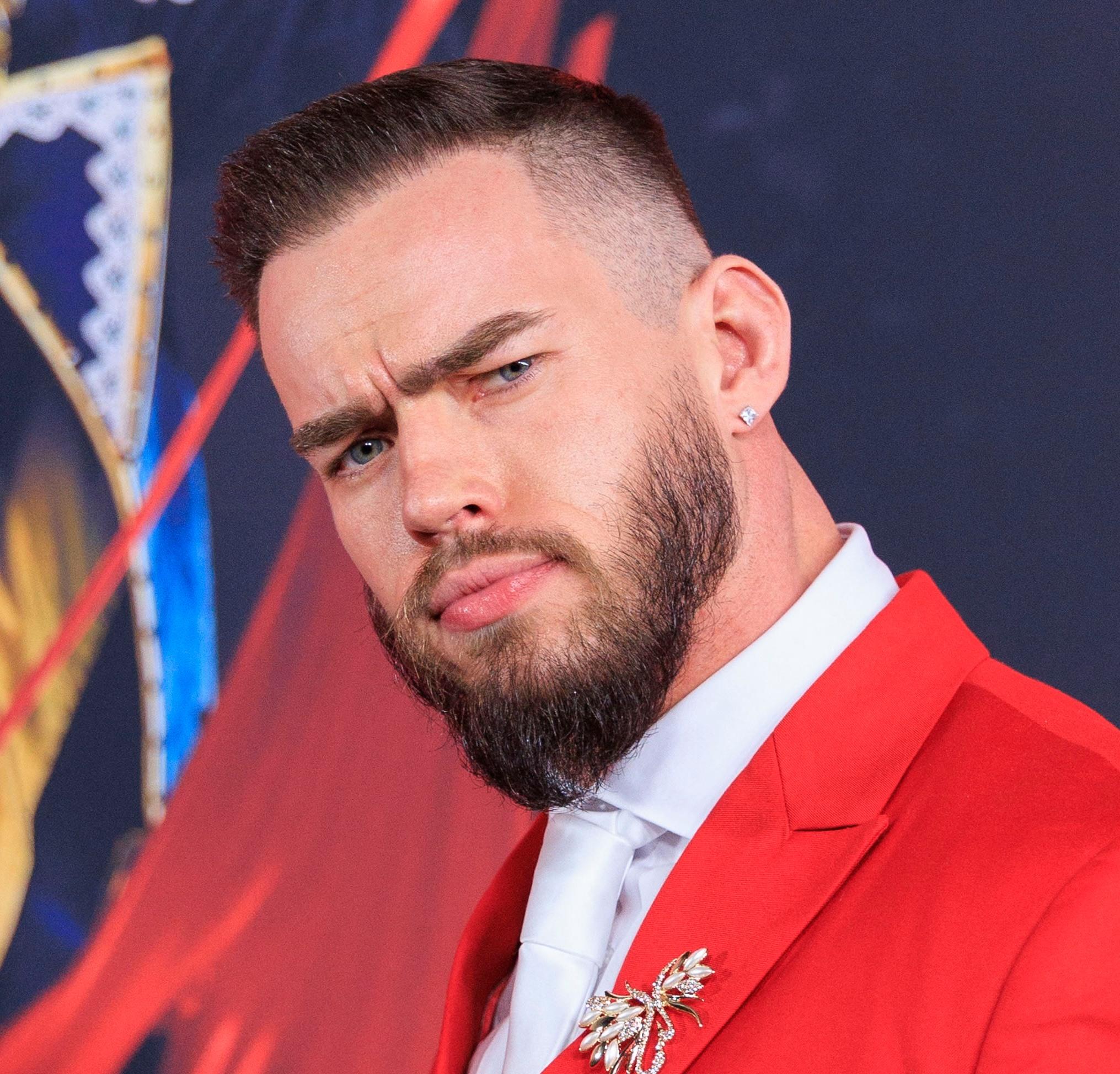 Austin Theory at 'Monday Night Raw' in January 2025.