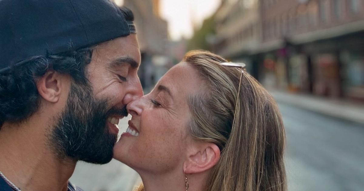 Justin Baldoni and Emily Baldoni pose on Instagram.