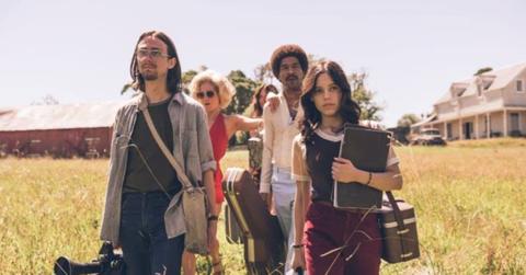 The movie crew in 'X'