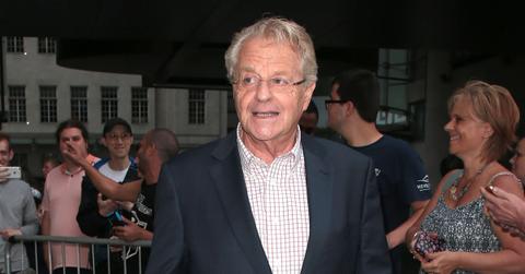 Jerry Springer photographed candidly