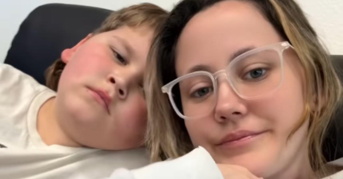 Jenelle Evans and son Kaiser