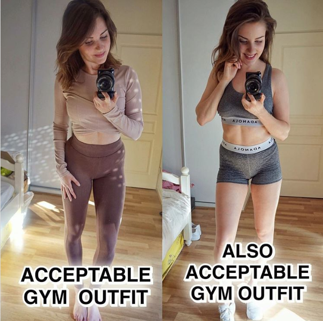 Why do a lot of women wear very revealing clothing at the gym? - Quora
