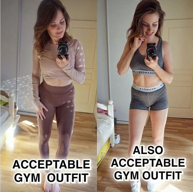 Revealing on sale workout clothes