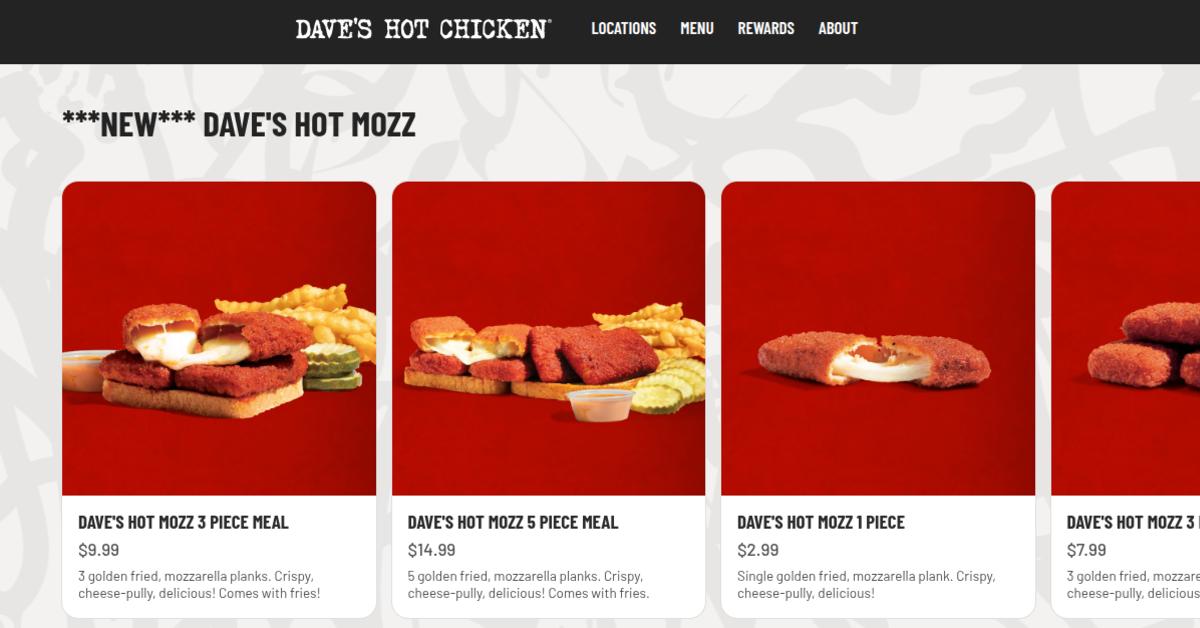 daves hot mozz