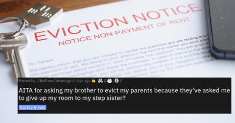 Teen Evicts Parents