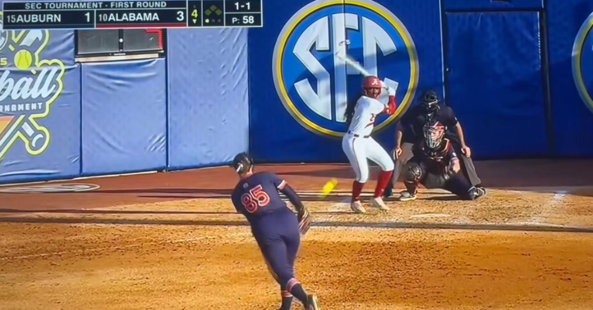 Why Does the Auburn Catcher Walk the Ball to the Pitcher?
