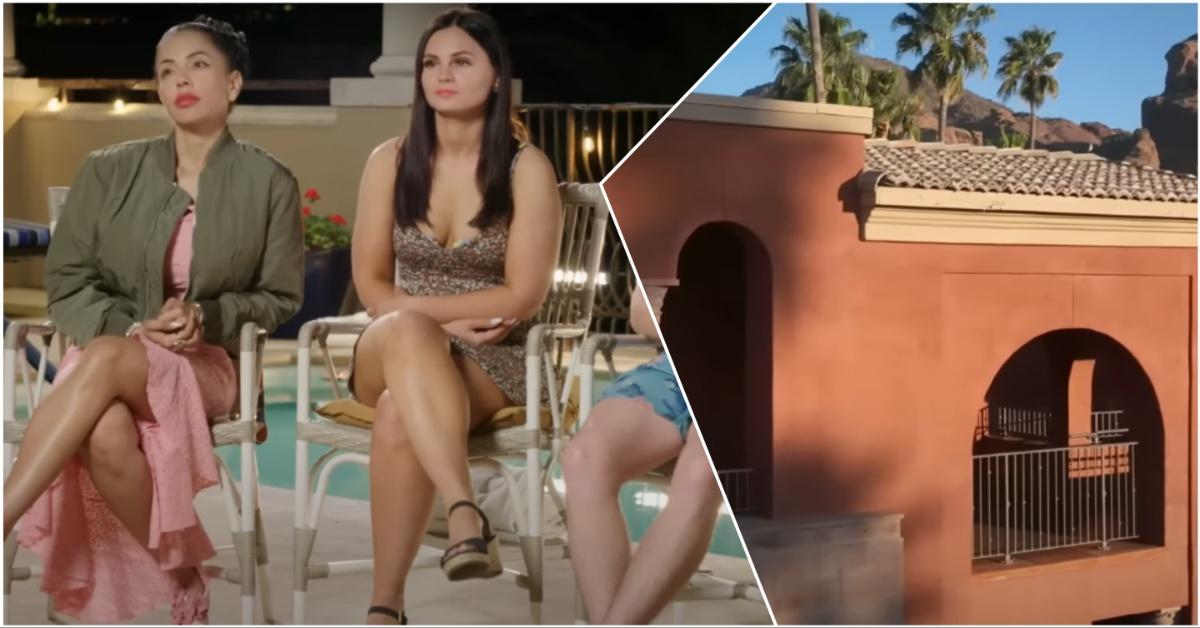 Side by side collage of screenshots from 90 Day Fiancé: The Last Resort trailer via YouTube