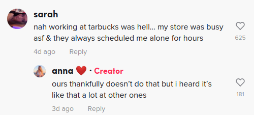 target starbucks vs corporate