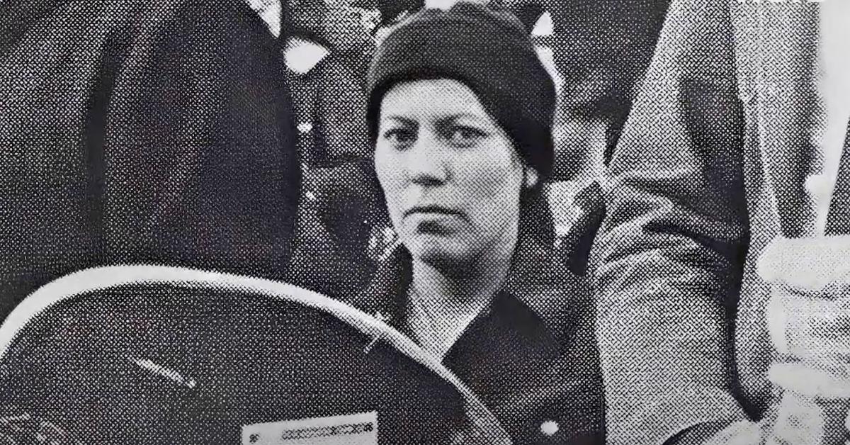  Anna Mae Pictou Aquash at a protest