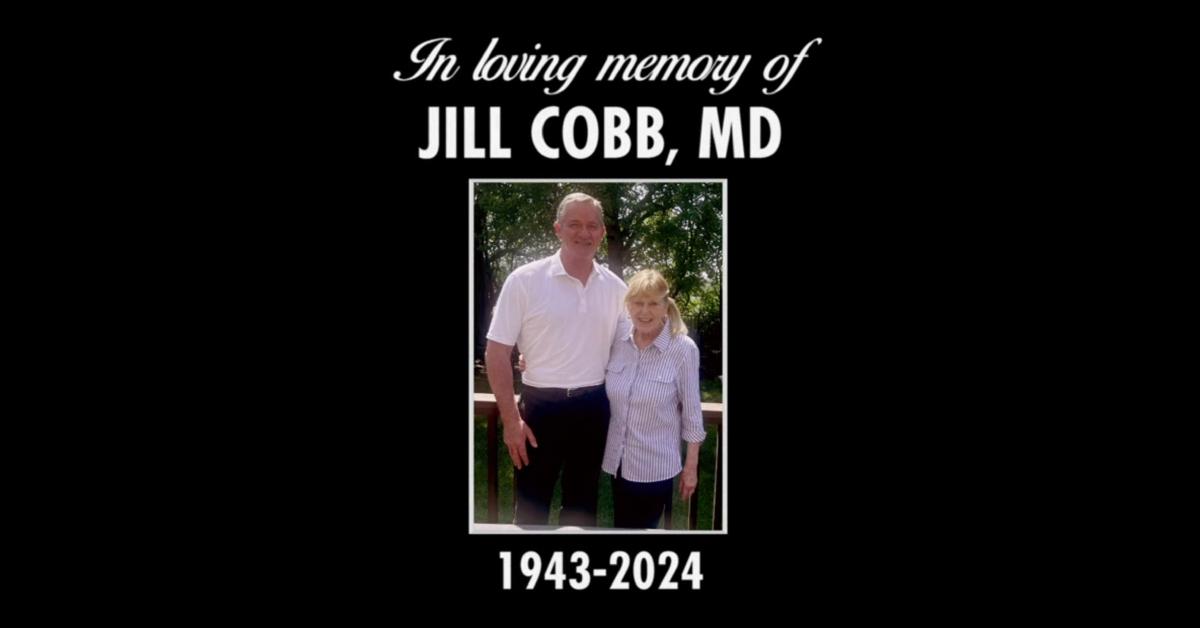 A tribute for Chock Chapple's mother, Jill Cobb.