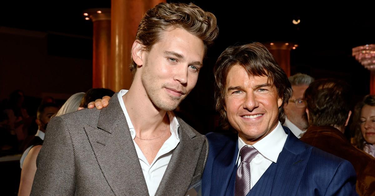 Austin Butler and Tom Cruise 
