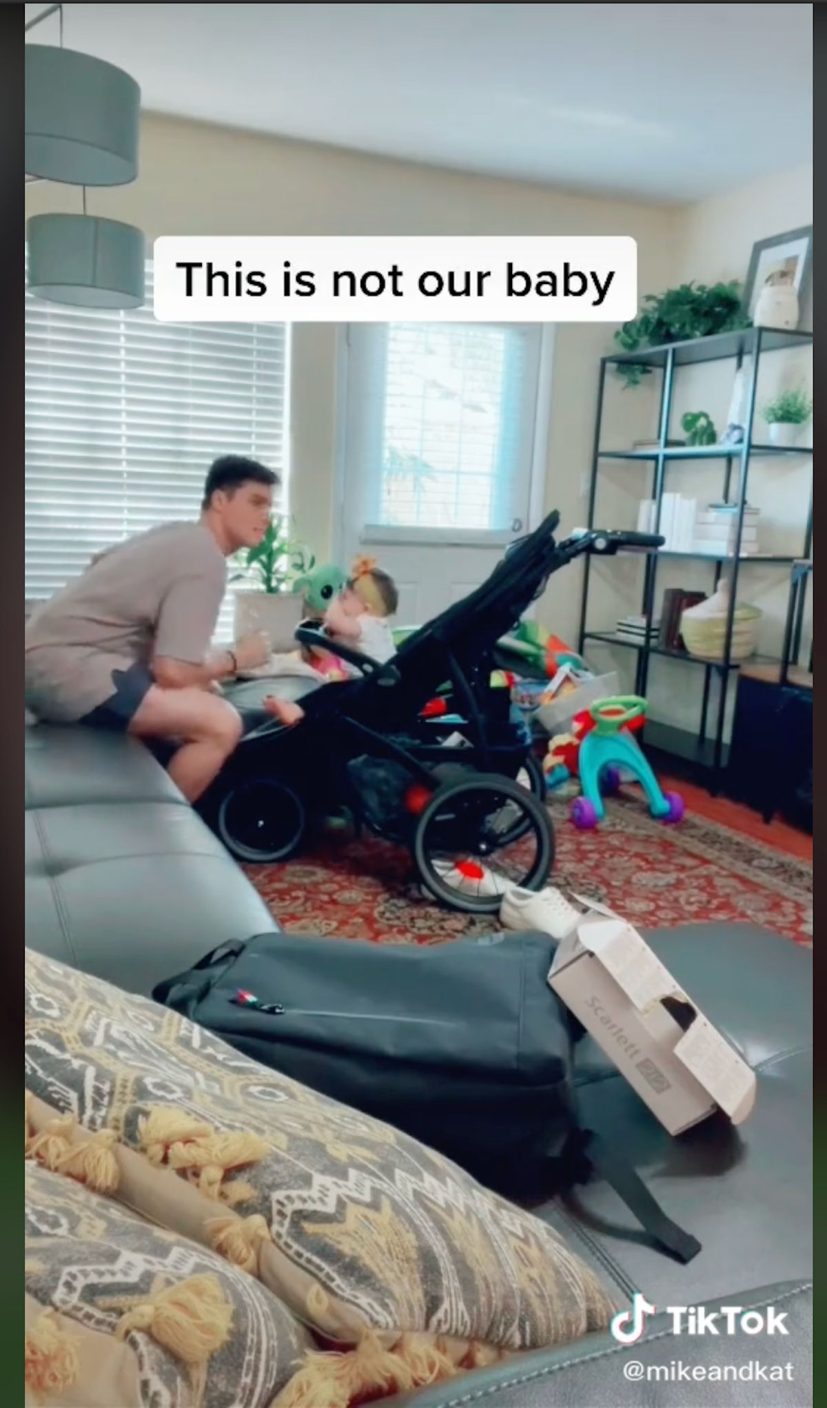 prank tiktok mom switches baby