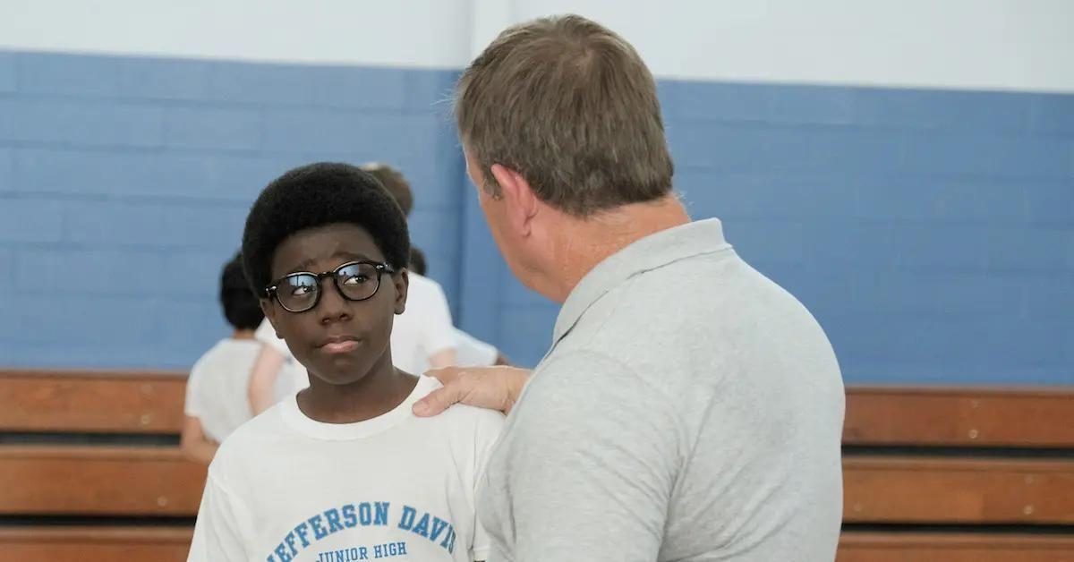 Dean Williams in the Jefferson Davis Junior High gym on 'The Wonder Years'