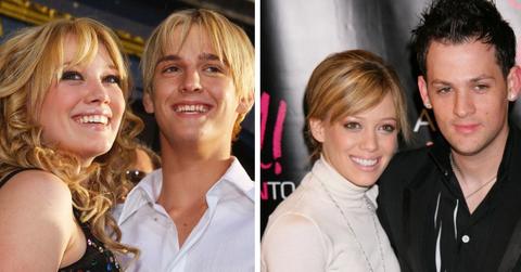 Hilary Duff Aaron Carter and Joel Madden