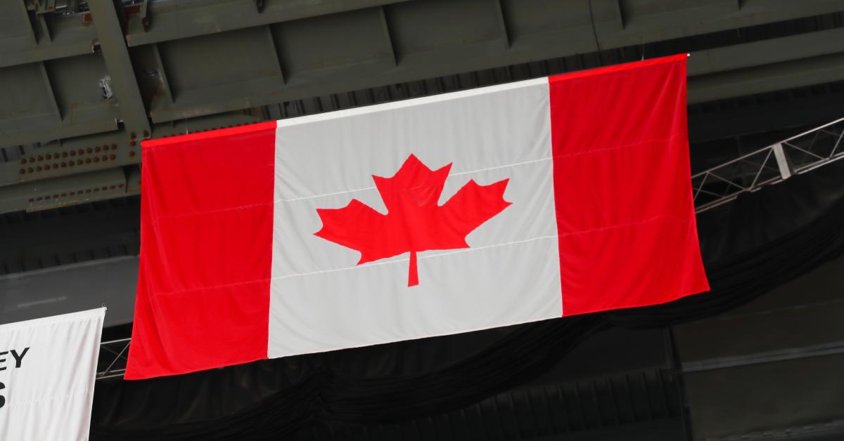 Canadian flag.