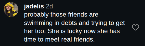 friends ditch no designer clothes