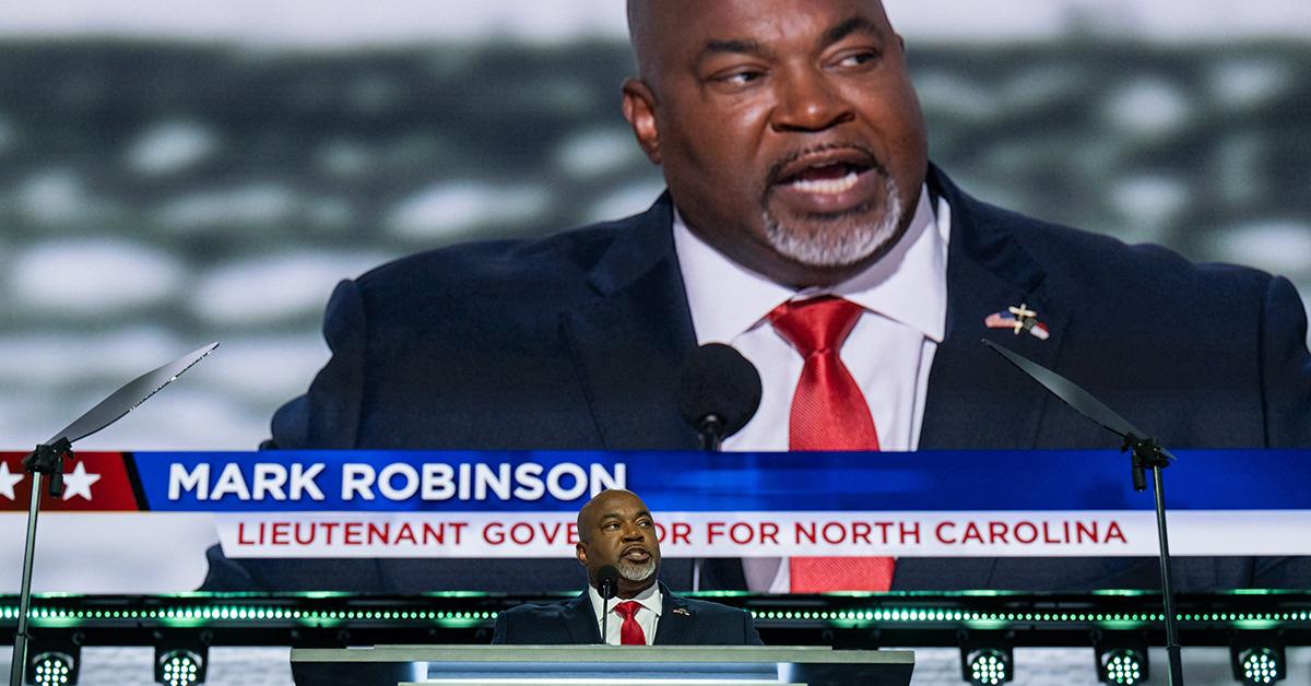 Mark Robinson at the 2024 Republican National Convention. 