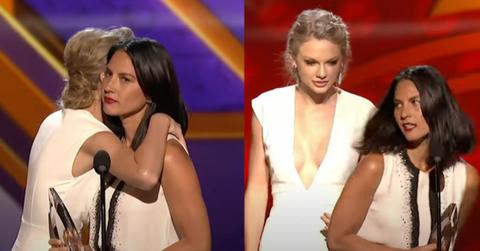 Taylor swift and Olivia munn