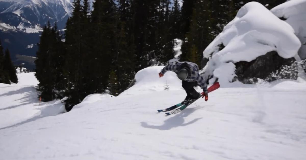 Skiing "butter" moves