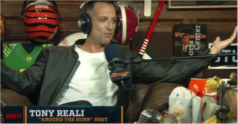 Tony Reali around the horn host speaks out