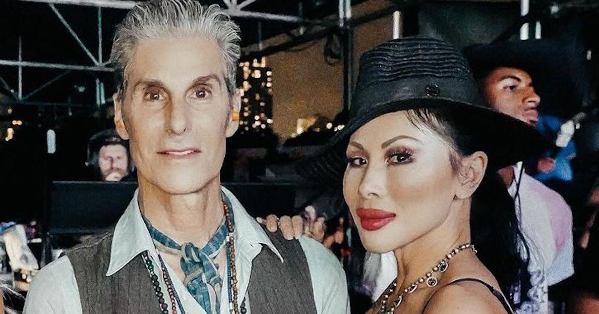 Perry Farrell and his wife at Lollapalooza