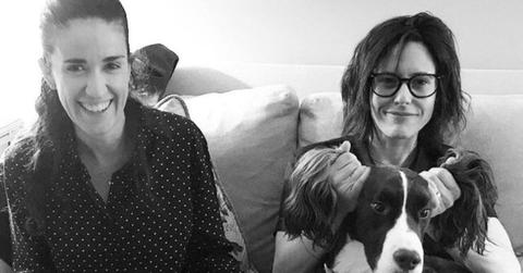 (l-r): Ana Rezende and Katherine Moennig