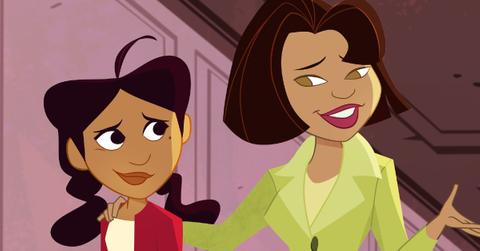 Penny Proud (Kyla Pratt) and Trudy Proud (Paula Jai Parker)