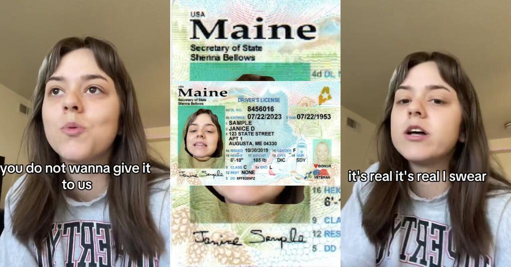 Bouncers Think Maine Licenses Aren T Real Woman Rants   Maine License Is Real Cover 1702409825613 