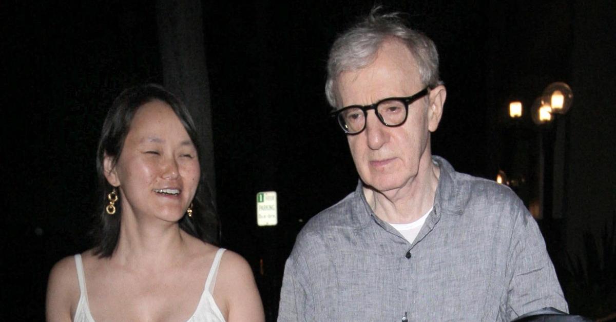 Woody Allen (R) with Soon-Yi (L)