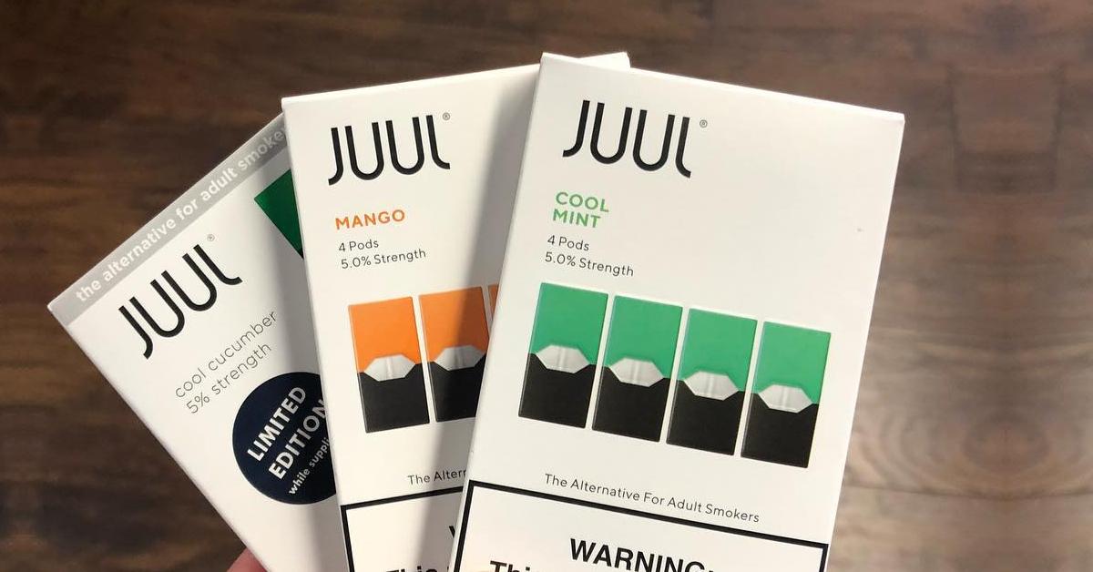 Promotion of three different Juul flavors