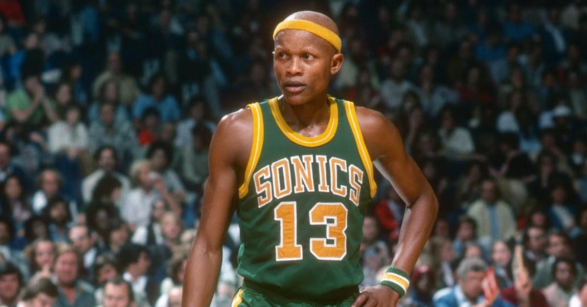 Slick Watts playing for the Seattle Supersonics