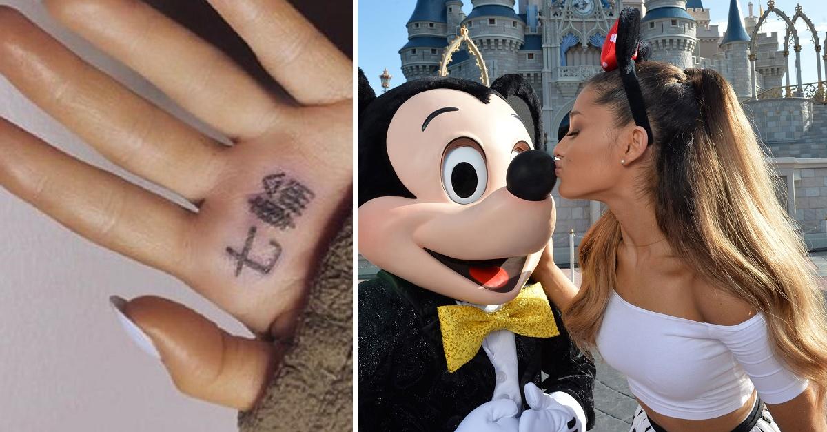Ariana Grande Tried To Fix Her BBQ Grill Tattoo But Made It Worse