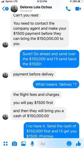 Facebook Scammer Tries Their Luck with the Wrong Person, Gets a Taste ...