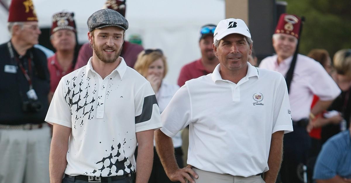 Justin Timberlake and Fred Couples 