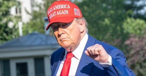 Donald Trump at the White House.