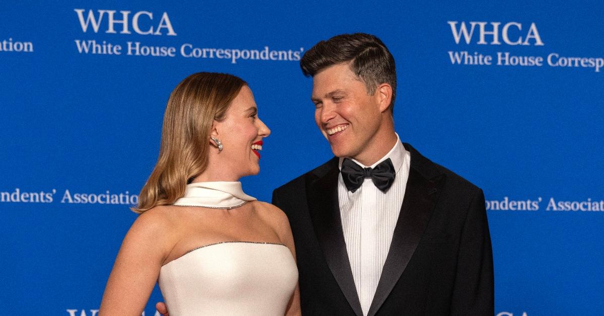 Scarlett Johansson and Colin Jost
