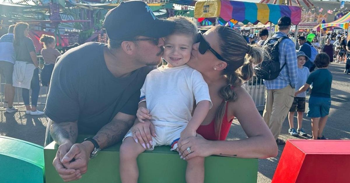 Jax, Cruz, and Brittany at a carnival