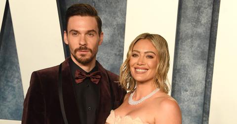 Hilary Duff and Matthew Koma at the Vanity Fair Oscar Party on March 12, 2023