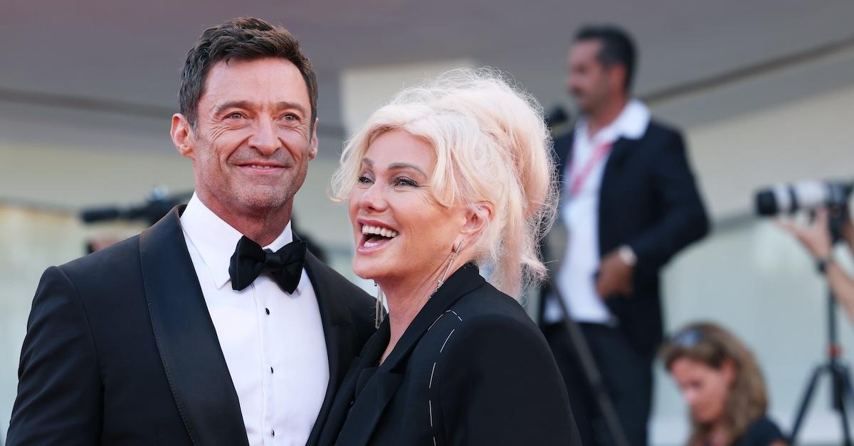 Hugh Jackman and Deborra-Lee Furness at "The Son" red carpet