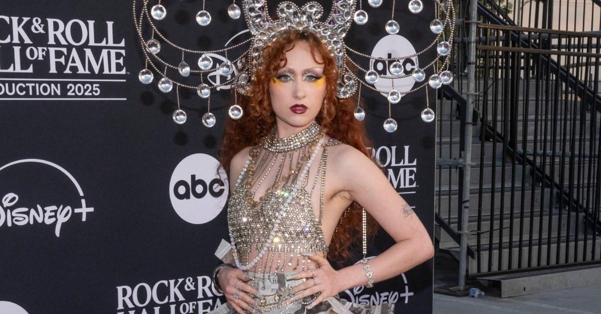 Chappell Roan at the Rock & Roll hall of Fame 2025.