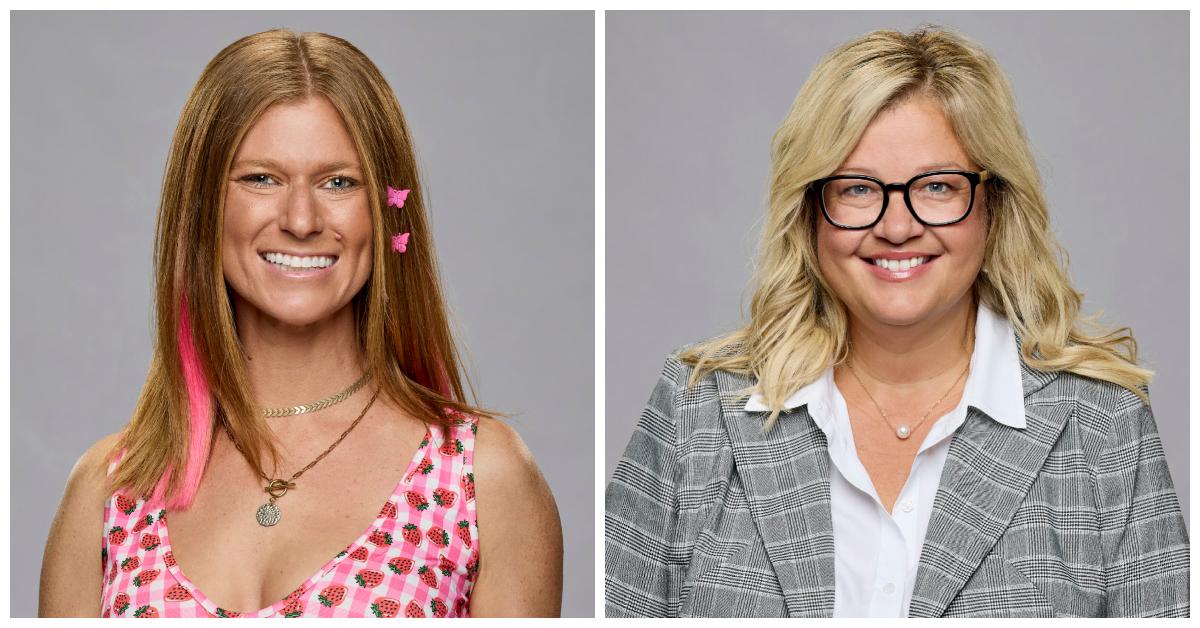 Lisa Weintraub and Angela Murray pose for their official 'Big Brother 26' portraits.