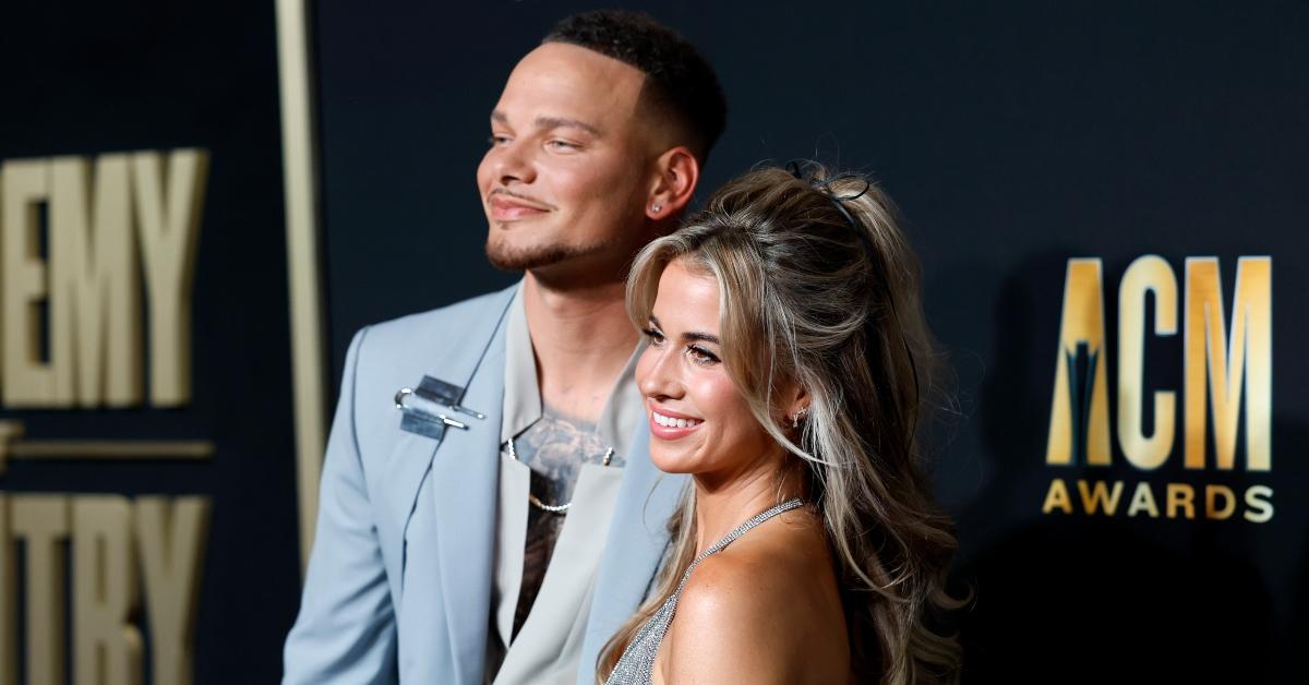 Kane Brown and Katelyn Jae Brown attend the 58th Academy Of Country Music Awards.